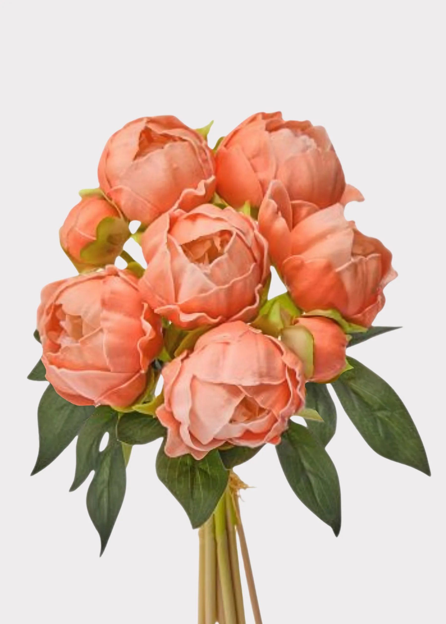 Real Touch Peony Bundle - Light Peach