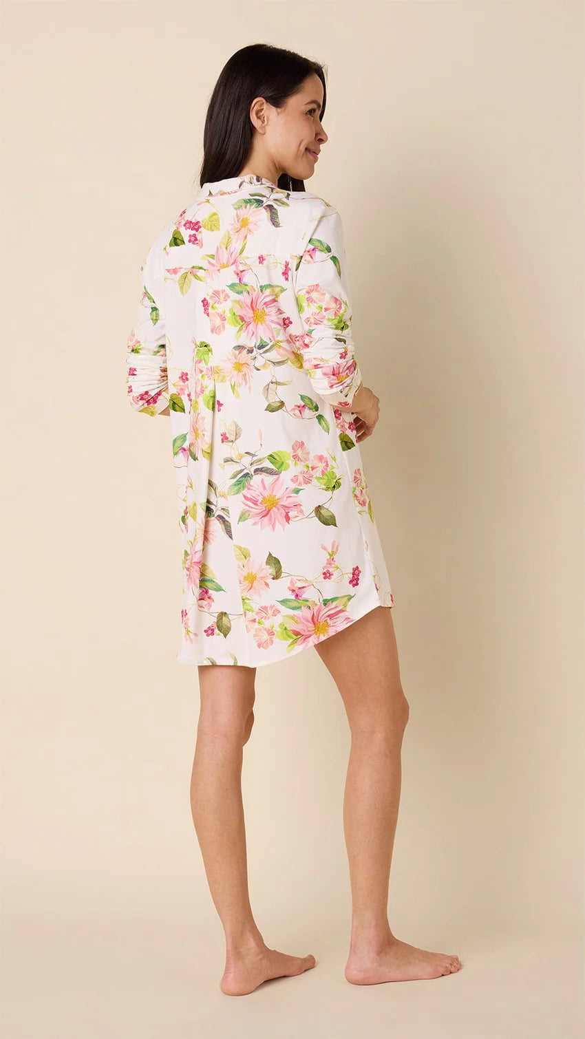 Carolina Pima Knit Pajama Night Shirt-Medium