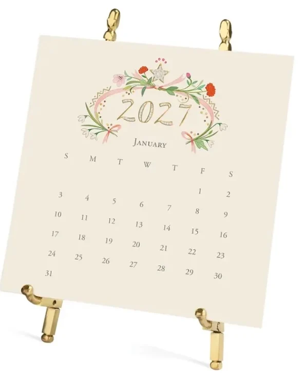 2027 Classic Desk Calendar Refill