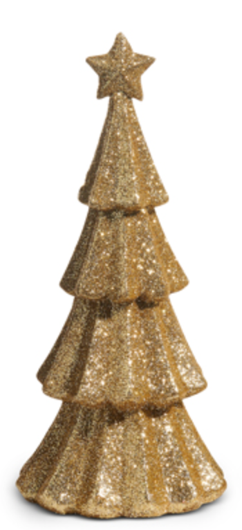 Gold Glitter Tree- Small