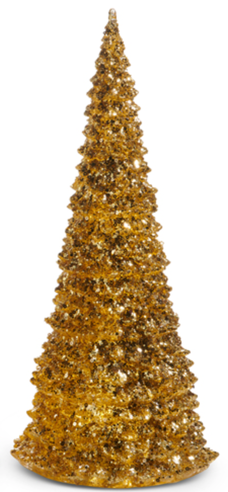 Lighted Gold Tree- Small