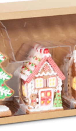 Gingerbread House With Red Door