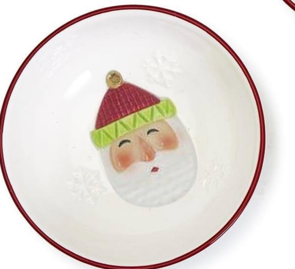 Santa Tidbit Tray