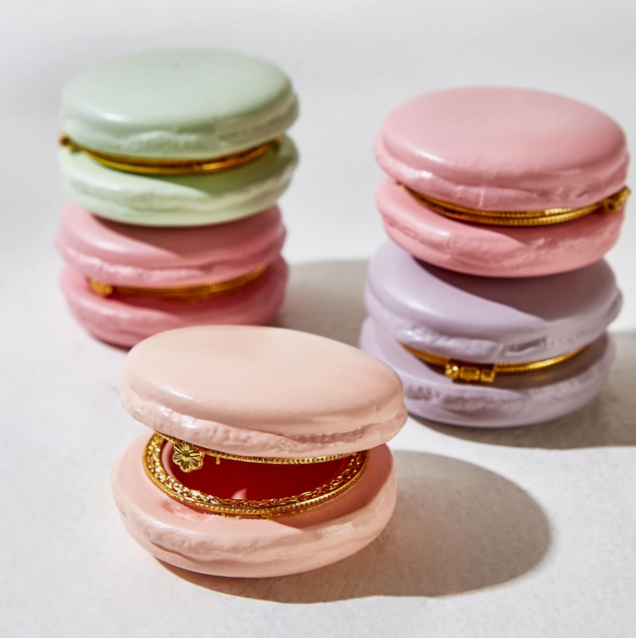 Peach Macaron Trinket Box