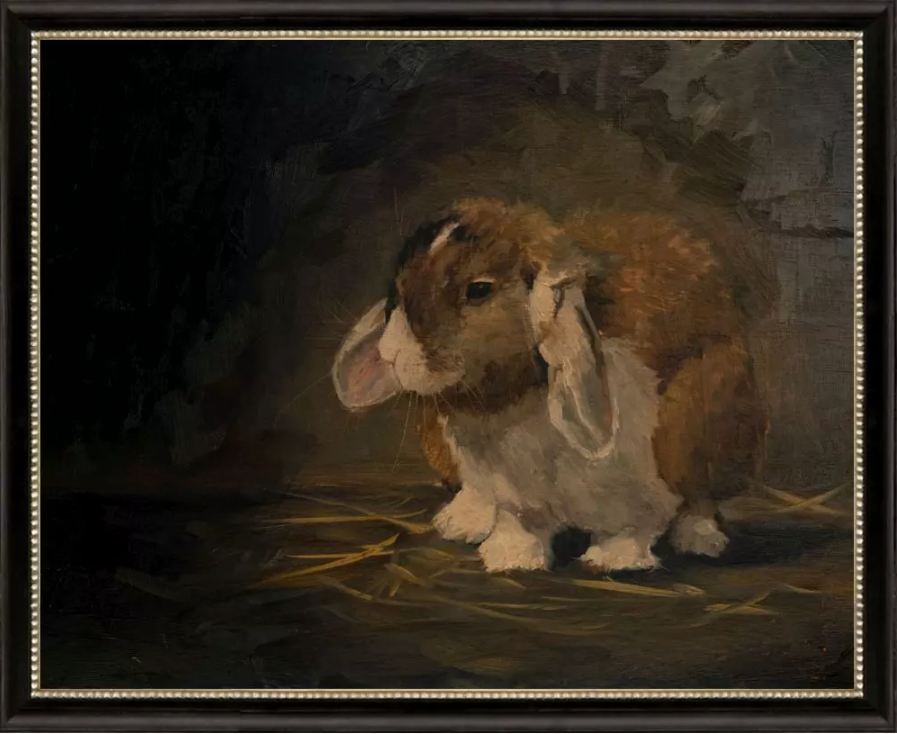 Resting Bunny Art - B