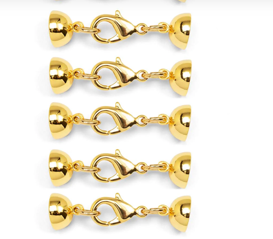 Magnet Jewelry Extender Catch, Gold