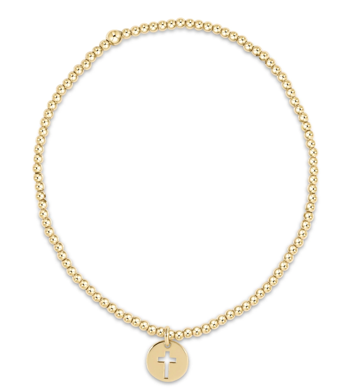 E-girl Classic Gold Blessed Small Gold Disc