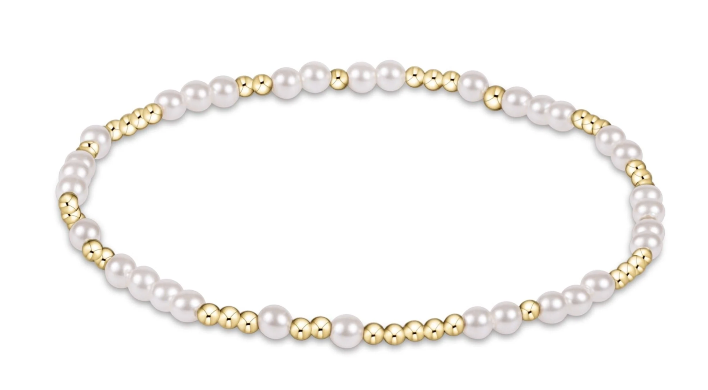 E-Girl Hope Unwritten Pearl Bracelet