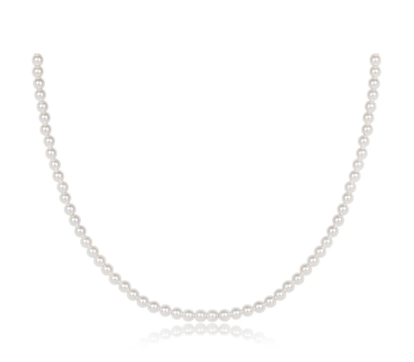 Choker Clasic Pearl Necklace- 15"