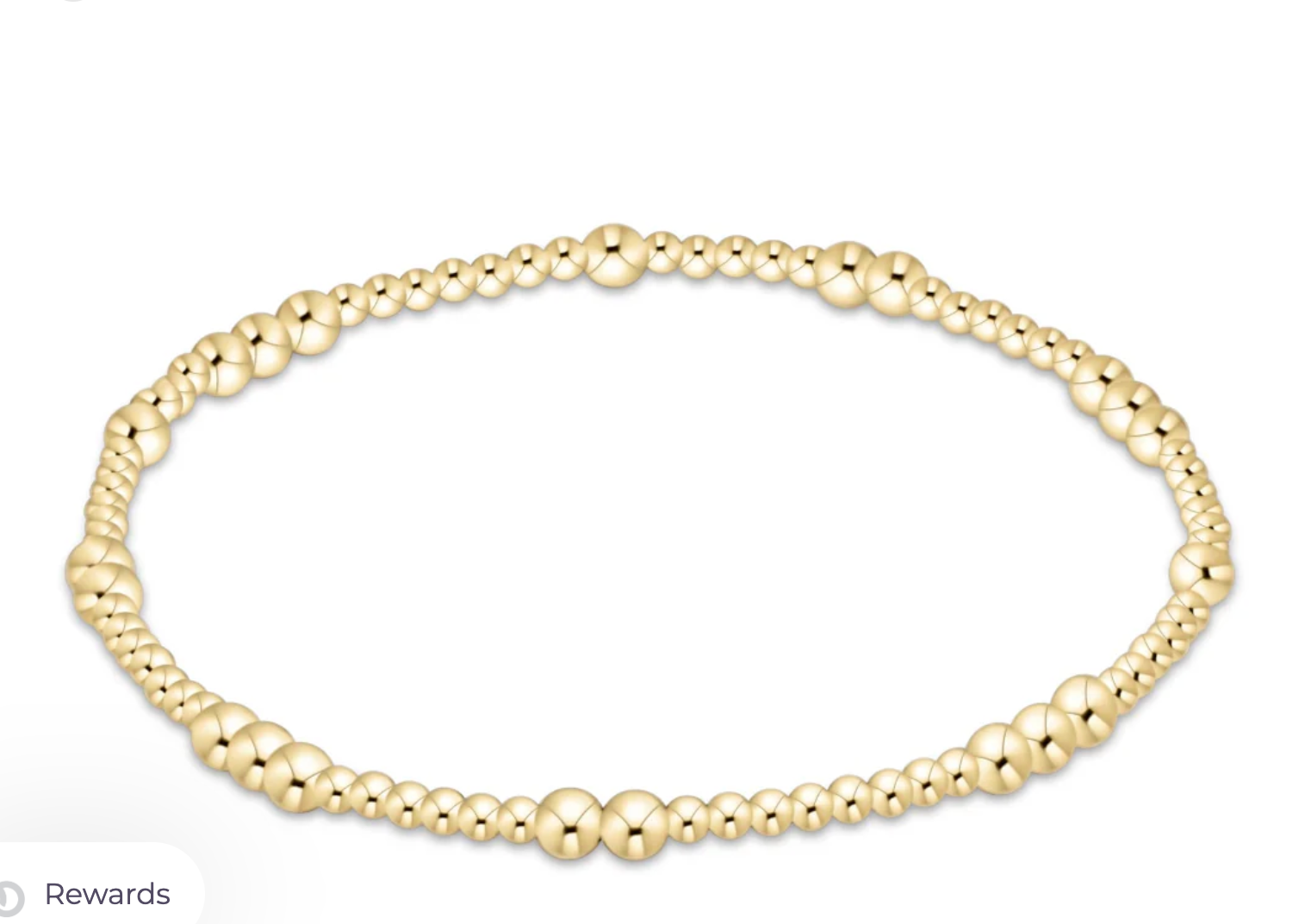 Hope Unwritten Gold Bracelet - 3mm