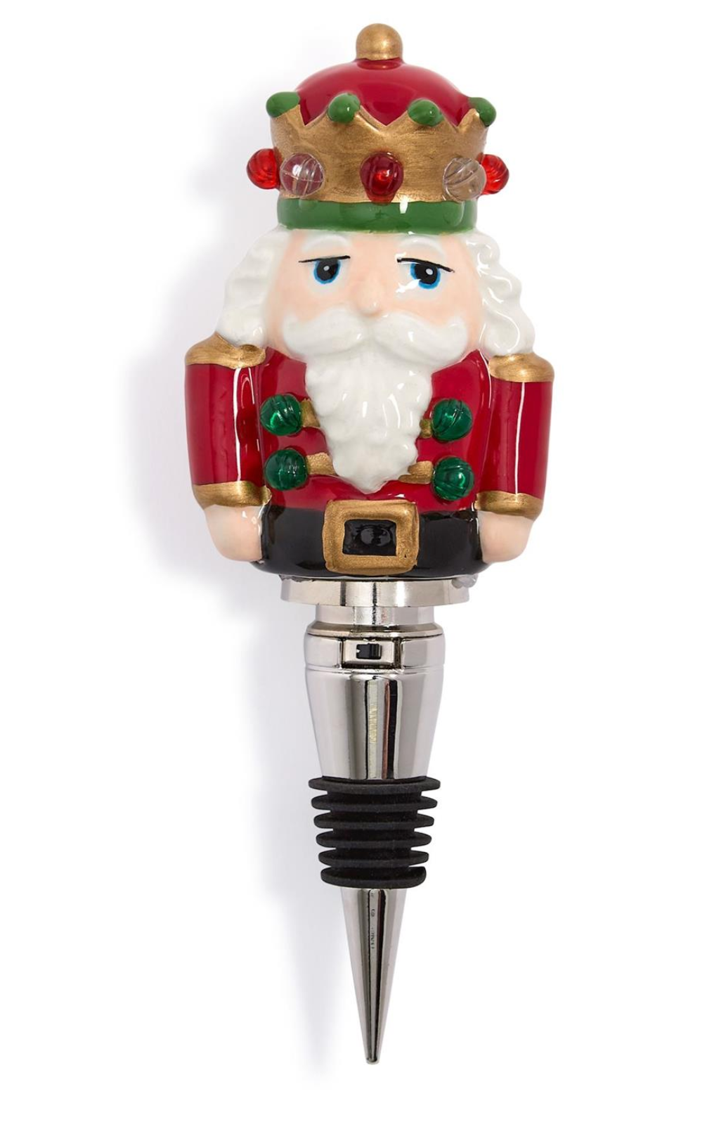 Light-Up LED Nutcracker Bottle Stopper