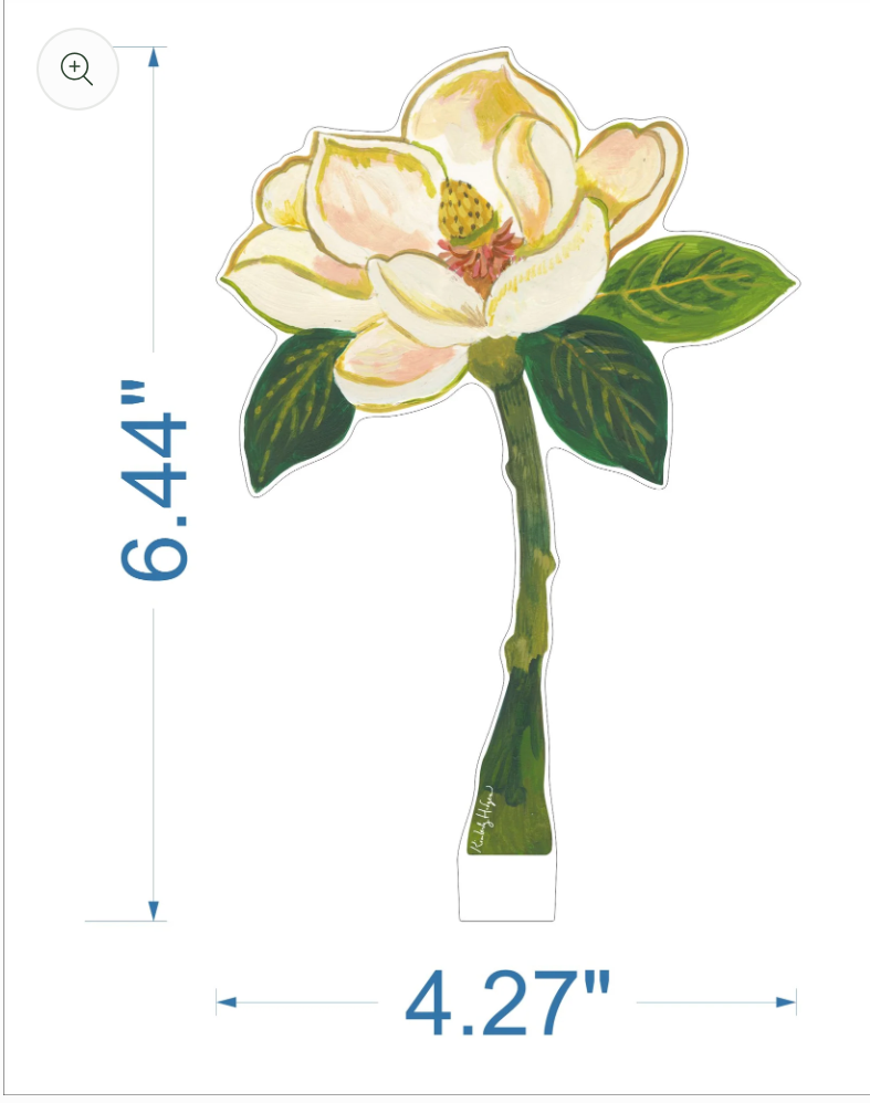 Magnolia Acrylic Single Flower - Small