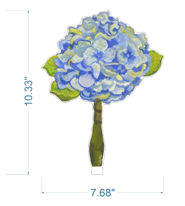 Hydrangea Light Acrylic Flower, Large