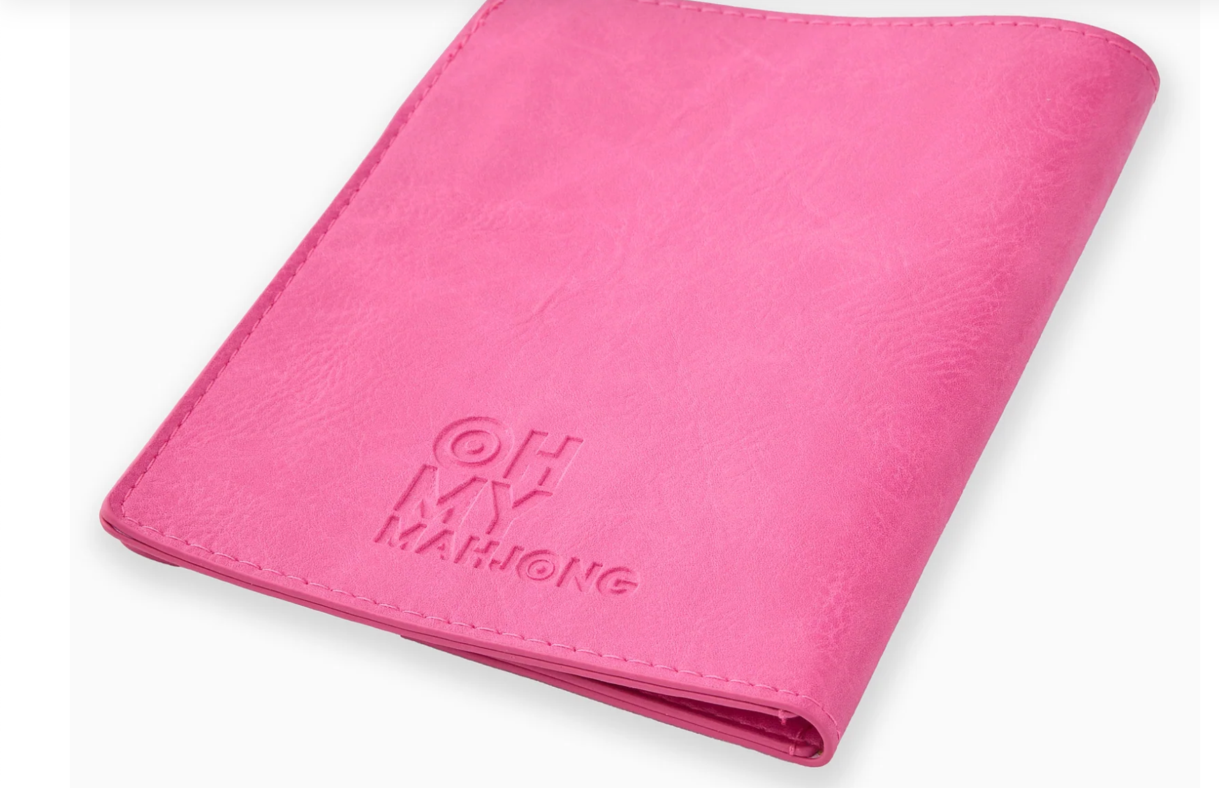Hot Pink Mahjong Card Folio
