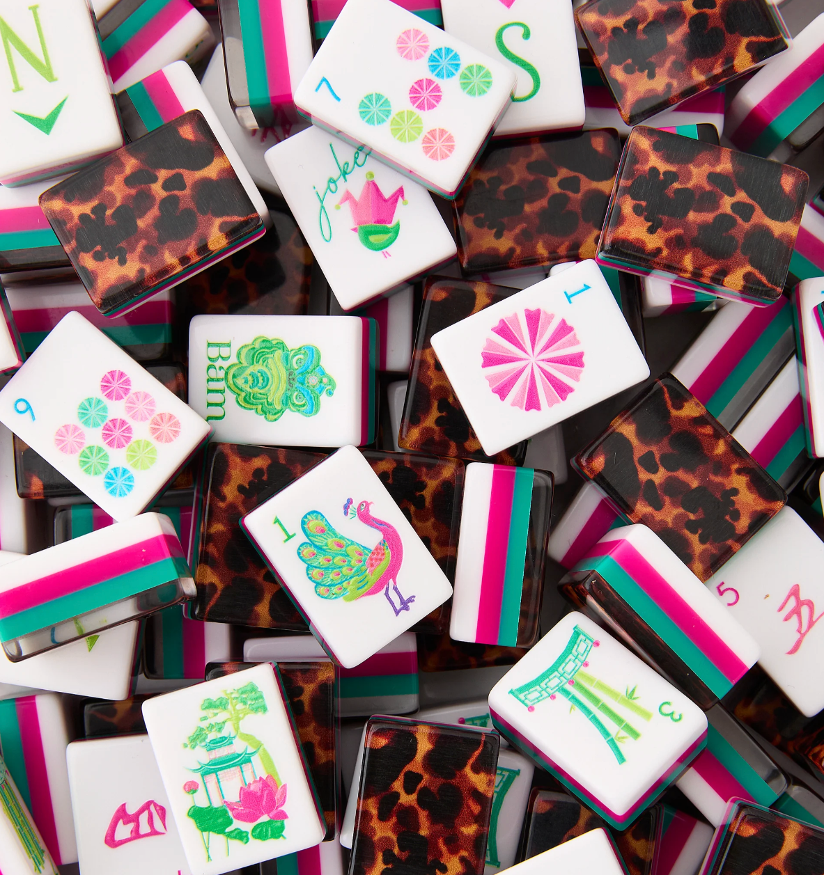 Glow Wild Mahjong Tiles