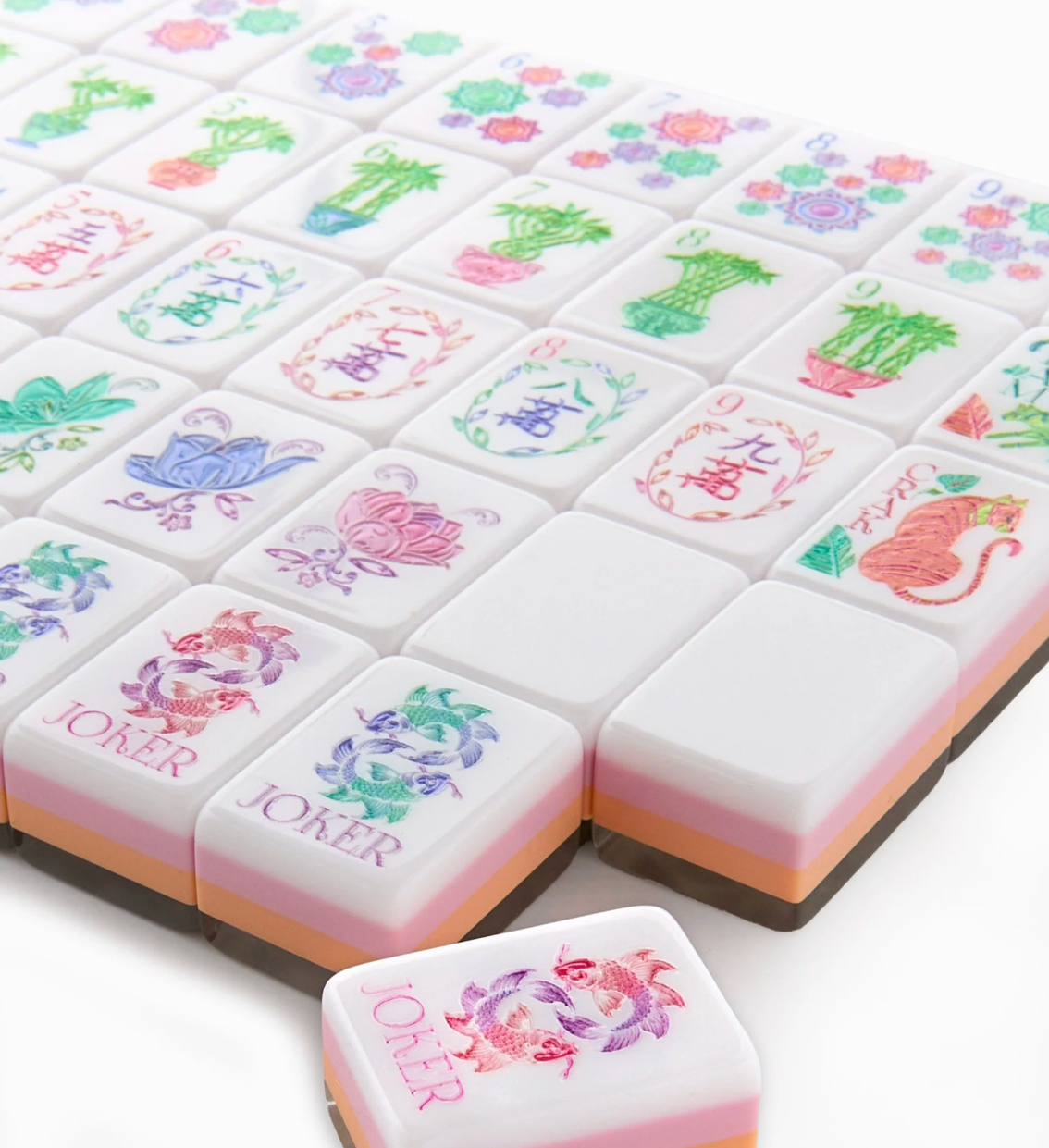 Pearlescent Mahjong Tiles