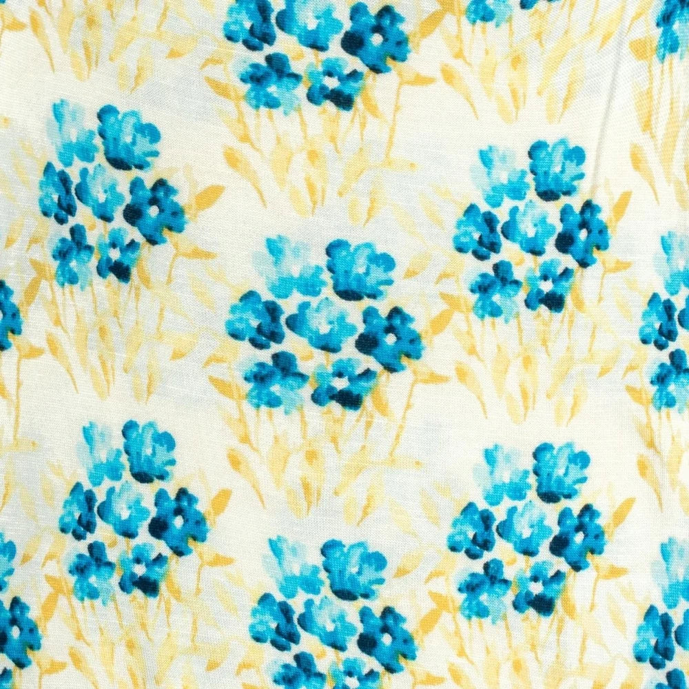 Sky Floral Bamboo Dress & Bloomer Baby Set 6-12 mo