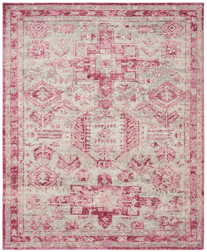 Bronwyn Rose and Pearl Grey Rug (4' x 6')