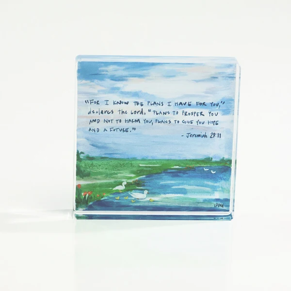 Acrylic Scripture Block Jeremiah 29:11