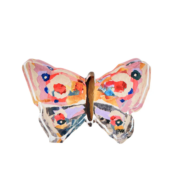 LAVENDER HAZE ACRYLIC BUTTERFLY BITTY BLOCK