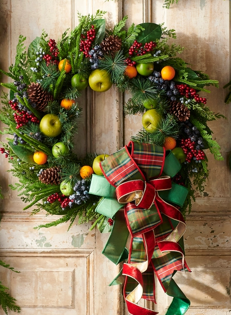 Mixed Fruit Wreath - 33" Dia.