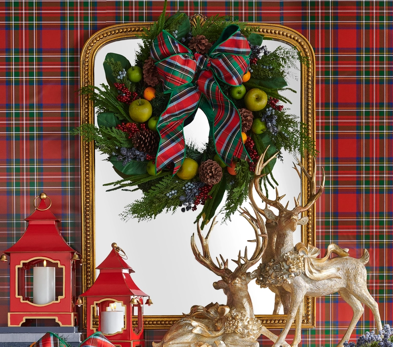 Mixed Fruit Wreath - 33" Dia.