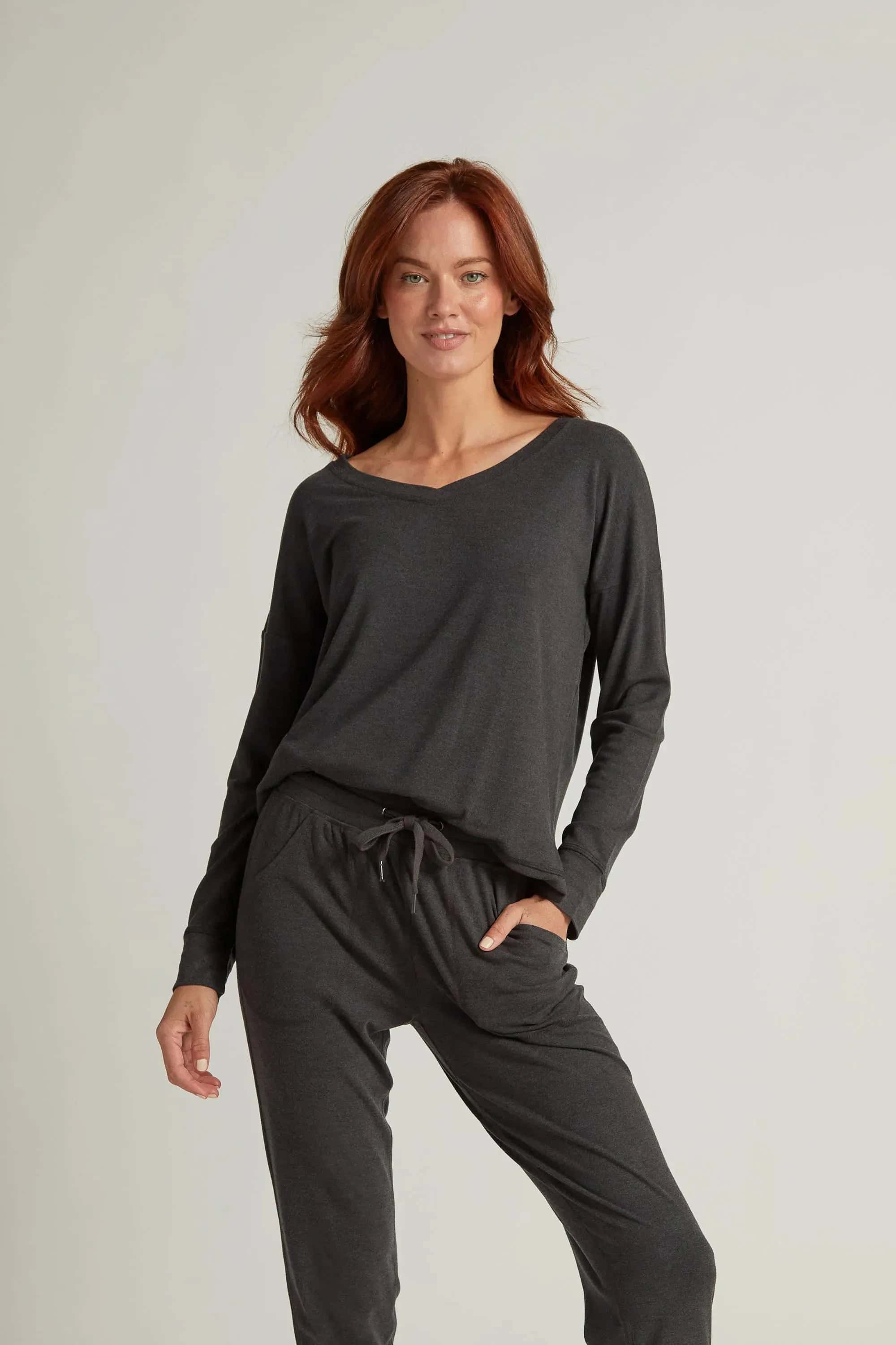 Soft Black Pullover -Large