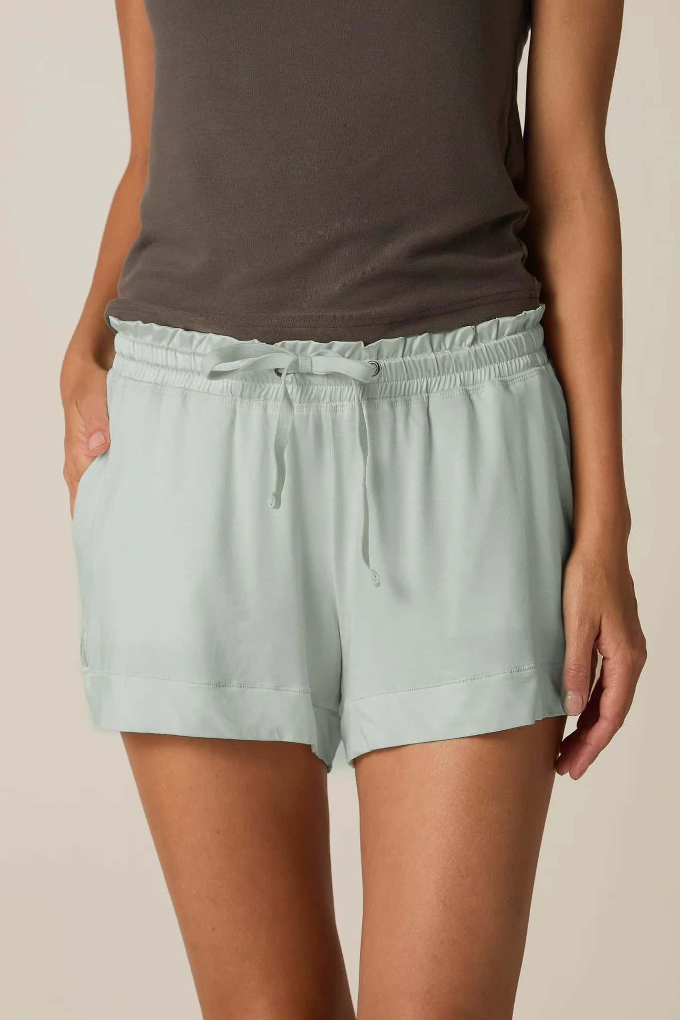 Aqua Pajama Shorts - Small