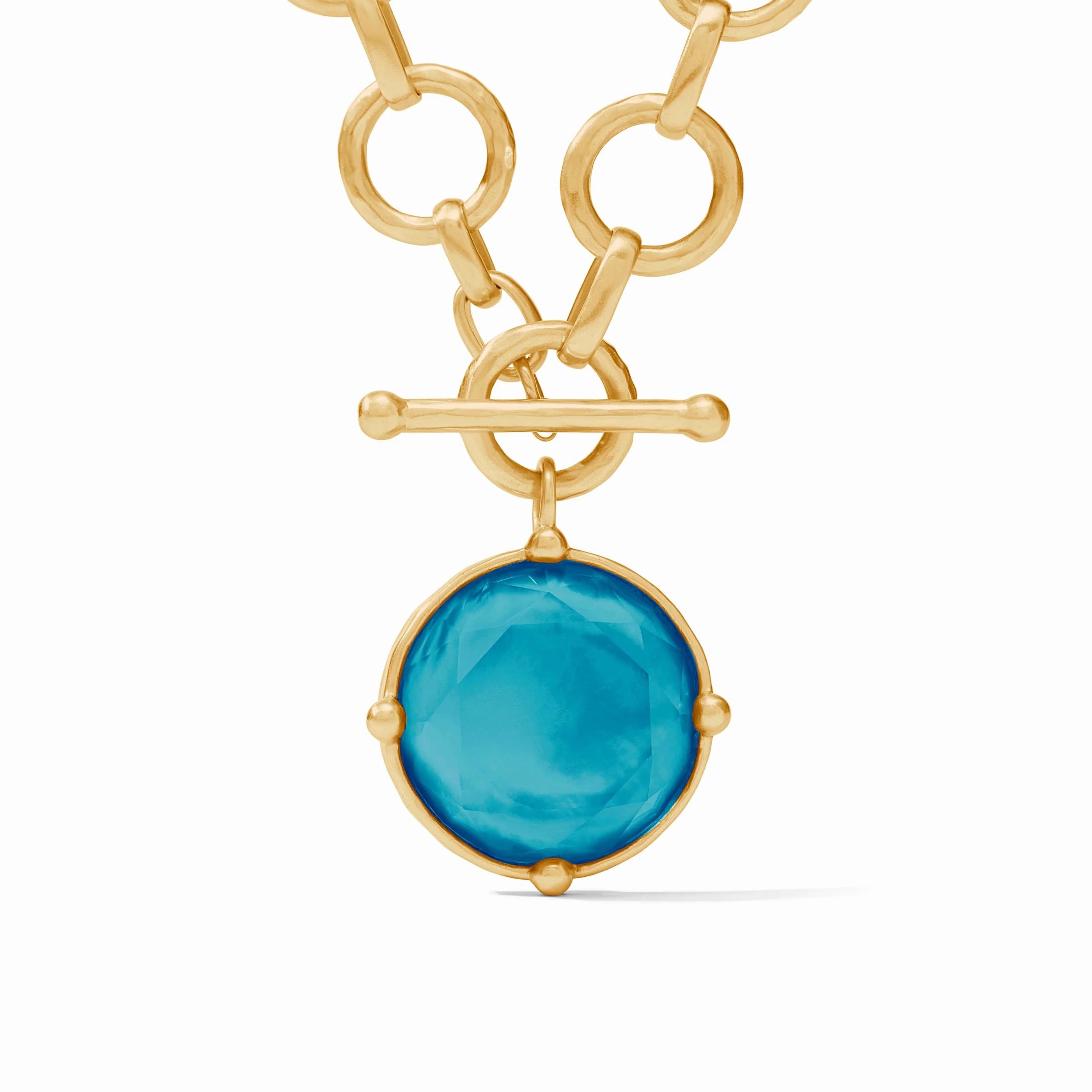 Honeybee Statement Necklace -Blue
