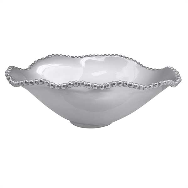 Pearled Wavy Serving Bowl