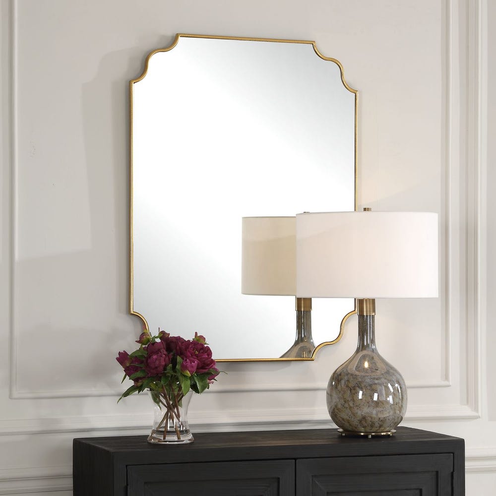 Traditional Gold Mirror