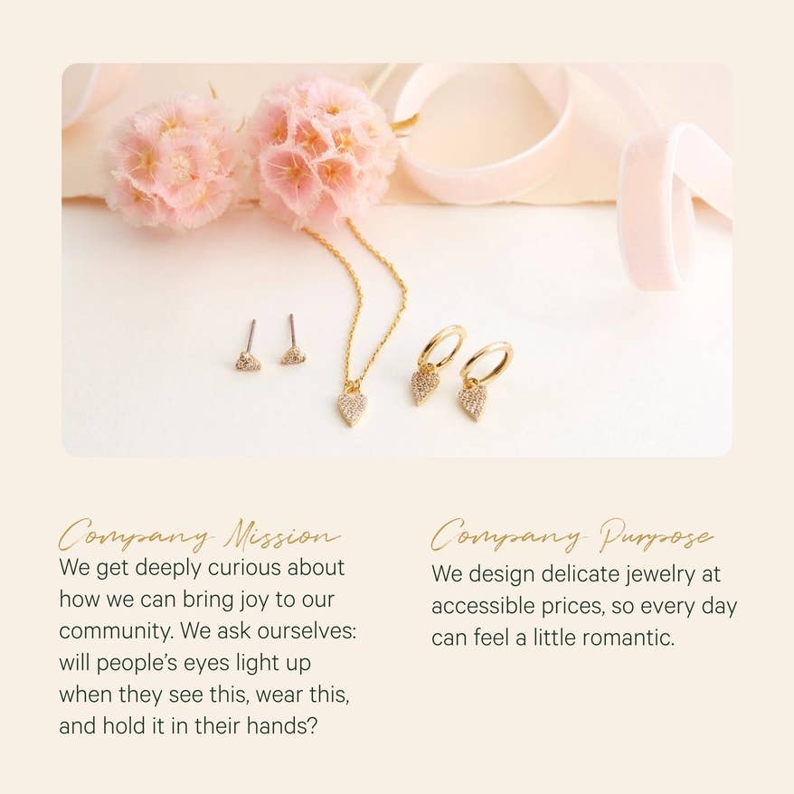 Fate Stud Earrings: White Opal