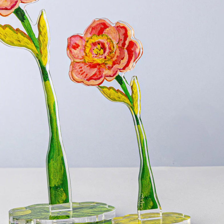 Single Stand Clear Acrylic Base -Small