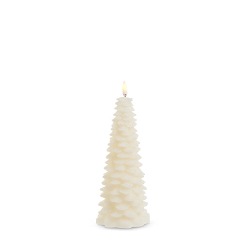 Ivory Tree Candle -8"