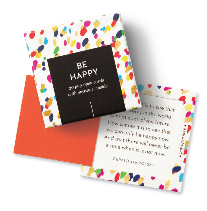 ThoughtFulls: Be Happy Pop-open Cards