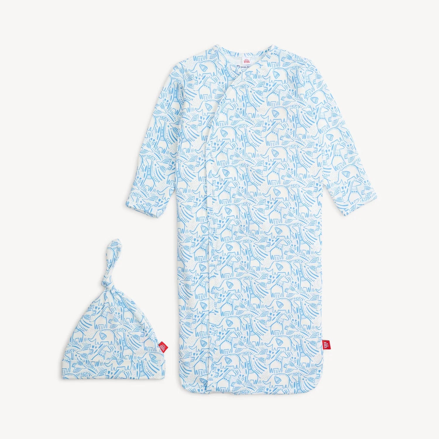 Heards of a Feather Blue Magnetic Gown & Hat Set -NB-3M