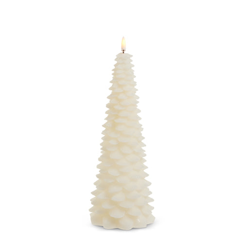 Ivory Tree Candle -10.5"