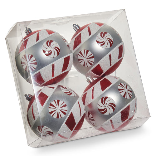 Peppermint Ornament -4"