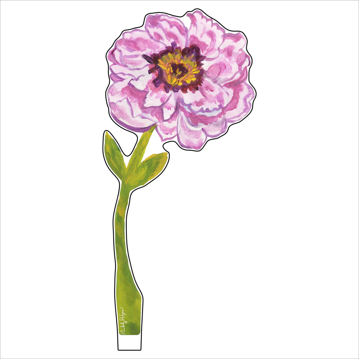 Lavender Peony Acrylic Single Flower -Small