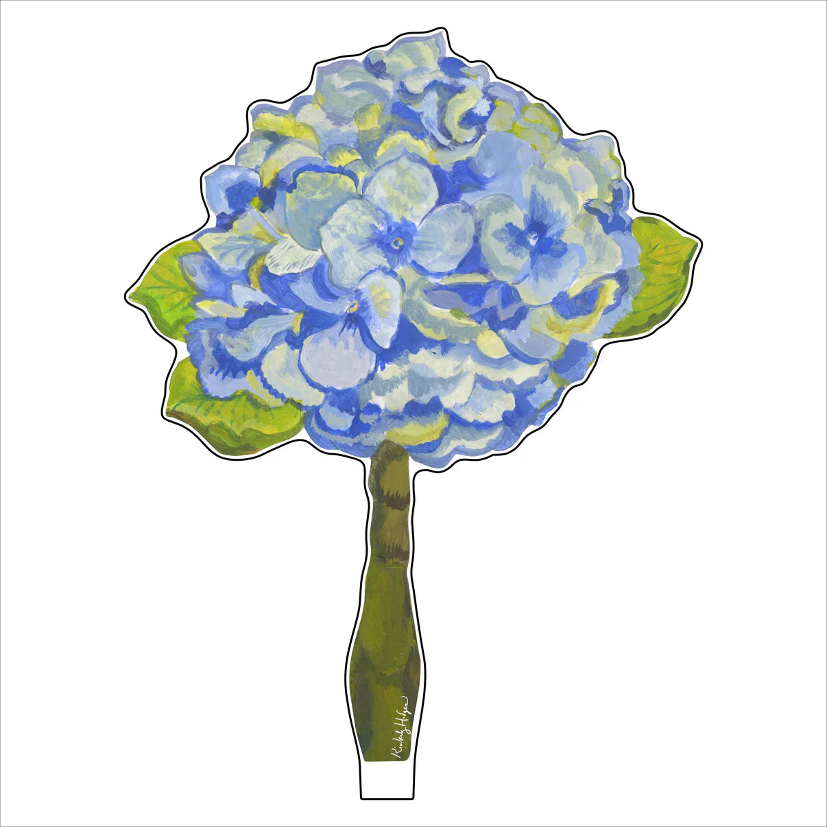 Hydrangea Light Acrylic Single Flower - Large