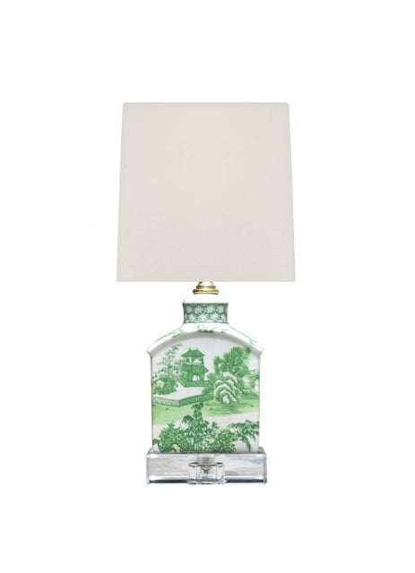 Porcelain Chinoiserie Mini Lamp