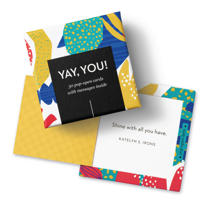 ThoughtFulls: Yay, You! Pop-open cards
