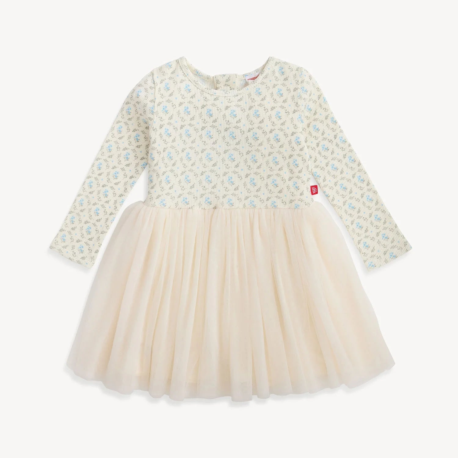 Eloise Waffle Dress W/Tutu 6-9M