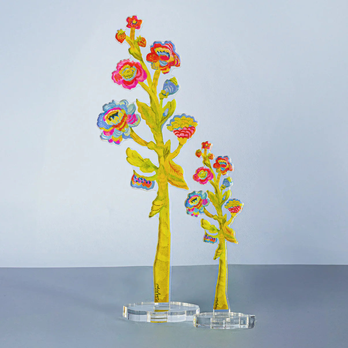 Strawberry Stalk Acrylic Single Flower-Large