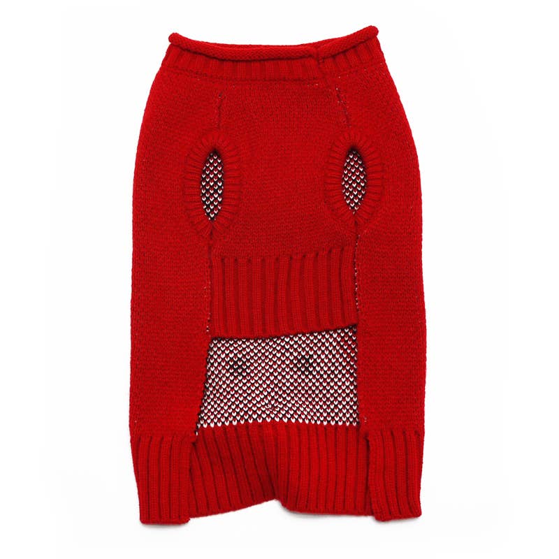 Dog Sweater Red Nose Reindeer : S