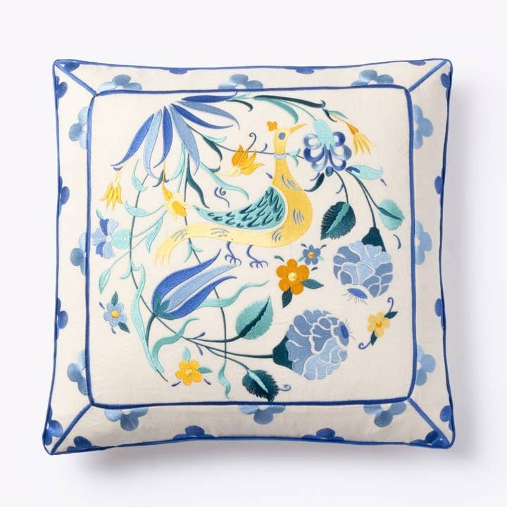 Handwoven Iznik Pillows-The Peacock