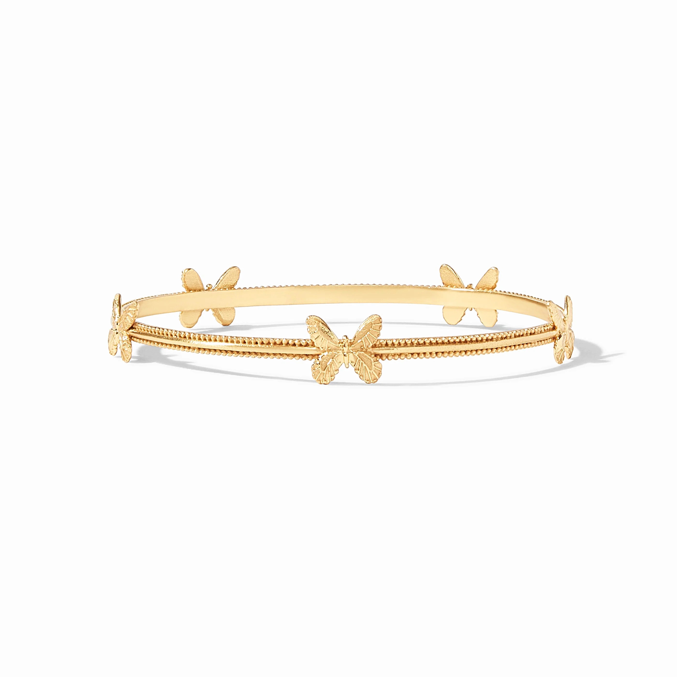 Butterfly Bangle Gold-L