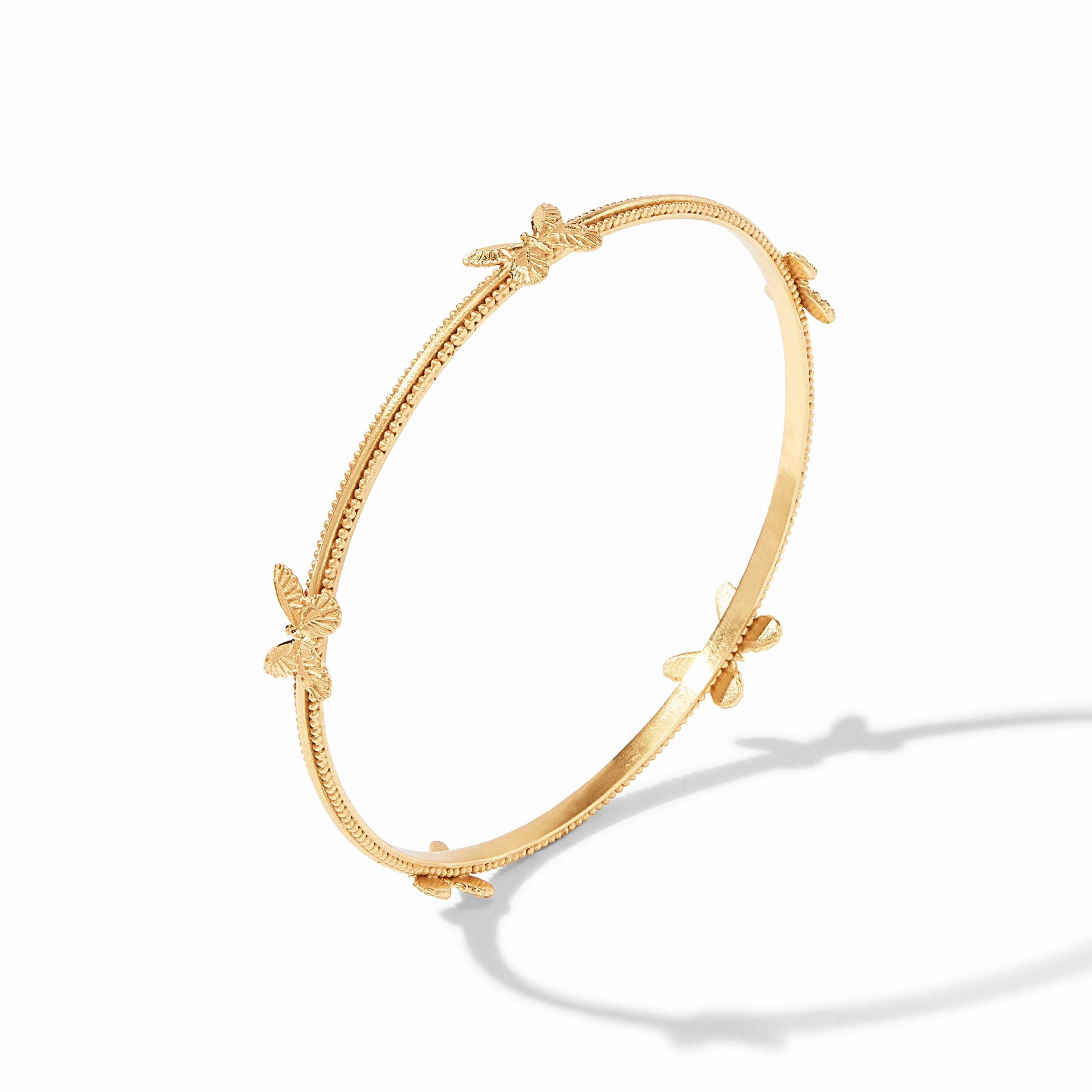 Butterfly Bangle Gold-L