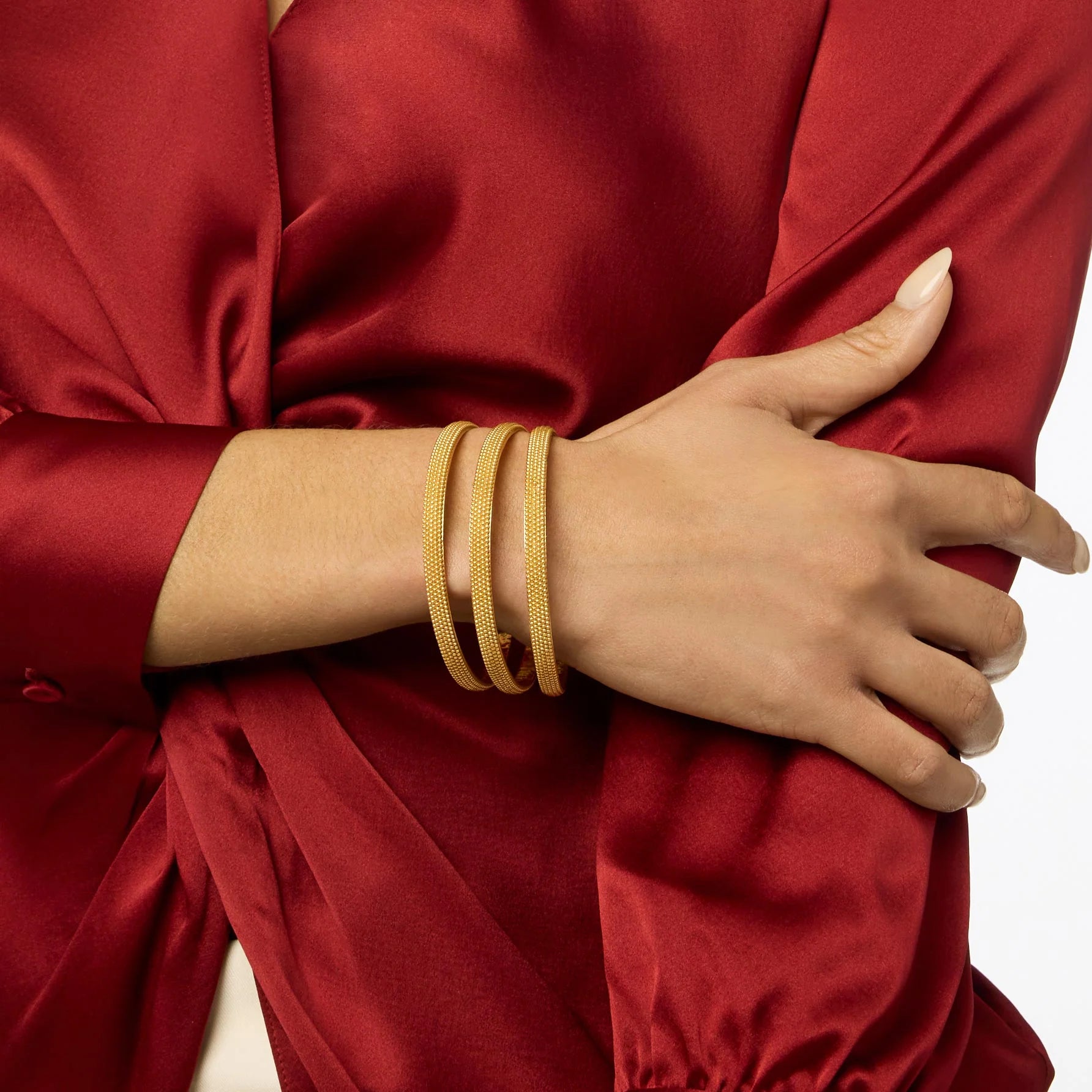 Beaded Eternity Bangle -Large