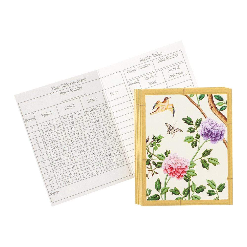 Chinese Wallpaper Bridge Tally Sheets
